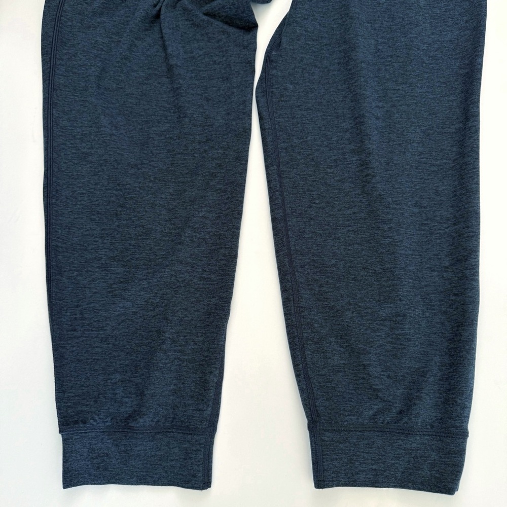 Lululemon heathered Classic navy blue drawstring waist soft jersey jogger pants - Picture 11 of 14